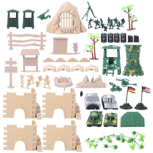 FRCOLOR100PCS Σετ παιχνιδιών για μοντέλα φράχτη, DIY, συναρμολόγηση, τσάντα με άμμο,