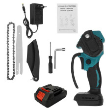 6" Cordless Mini Chainsaw, Brushless Electric Handheld for Wood Cutting & Tree Trimming (Battery Included) – Compatible with [Brand]