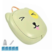RJ101 Foldable ABS+PP+PU Mat Baby Toilet Travel Potty Seat for Outdoor Activities - Orange  Green