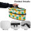 Portable Steamer Travel Case Durable Pineapple Pattern Bag 5