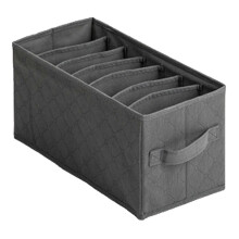 (Medium 7 grids) KINCJON Foldable Fabric Storage Boxes Closet Organizers And Storage Bins For Wardrobe Shelf Under Bed