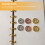 20Stk Planner Binder Ringe Aus ABS Golden Mit Herz Design 11
