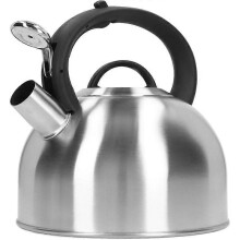 3L Stainless Steel Whistling Tea Kettle, Quick Heating Kettle with One-Touch Buttons, with Insulated Handle for Home