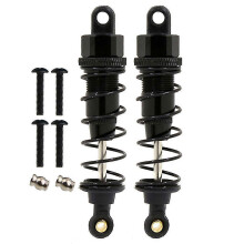 (Black pair) KINCJON 1/10 Replaceable Rc Crawler Suspension Shock Spring Exteriors For Electric Toy