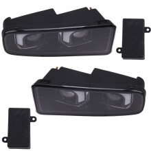 Car DRL LED Turn Signal Daytime Running Light Front Bumper Fog Light Assembly Fog Lamp for LX470 1998-2007