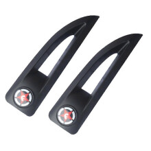 1 Pair Hood Side Vent Cover Trim for JK 2007-2017 Black