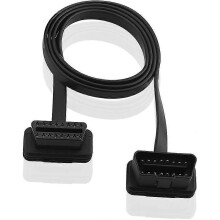 1m Obd2 Obdii Cble D'extension 16pin Mle Femelle Connecteur De Diagnostic