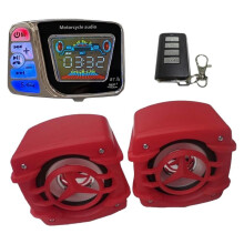 Bocina para Motocicleta, Compatible con Radio FM, Reproductor de Música, Tarjeta TF, Altavoz para Motocicleta, Reproducción USB,