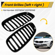 Front Hood Grille Front Kidney Racing Grille 51137181547 51137181548 for Z4 E89 2009-2016 Bright Black