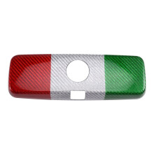 Carbon Fiber Car Inner Mirror Decorative Cover for  500 Abarth Interior Sticker Accessories
