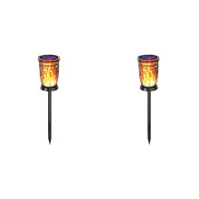 2X 96LED Solar Torch Dance Flicker Flame Light Garden Yard Lawn Decor Lampada Impermeabile Solar LED Light Outdoor Flame Light