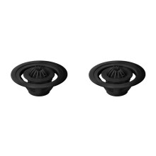 2X Flower-Shaped Bun and Dumpling Machine Flower-Shaped Steamed Bun Simple Homemade Mold Black