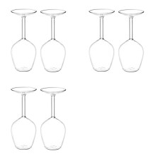 14Fl Oz Upside Down Cocktail Glass Upside Down Martini Glass Wine Glass Unique Fun Upside Down Wine Glass Inverted 6Pcs
