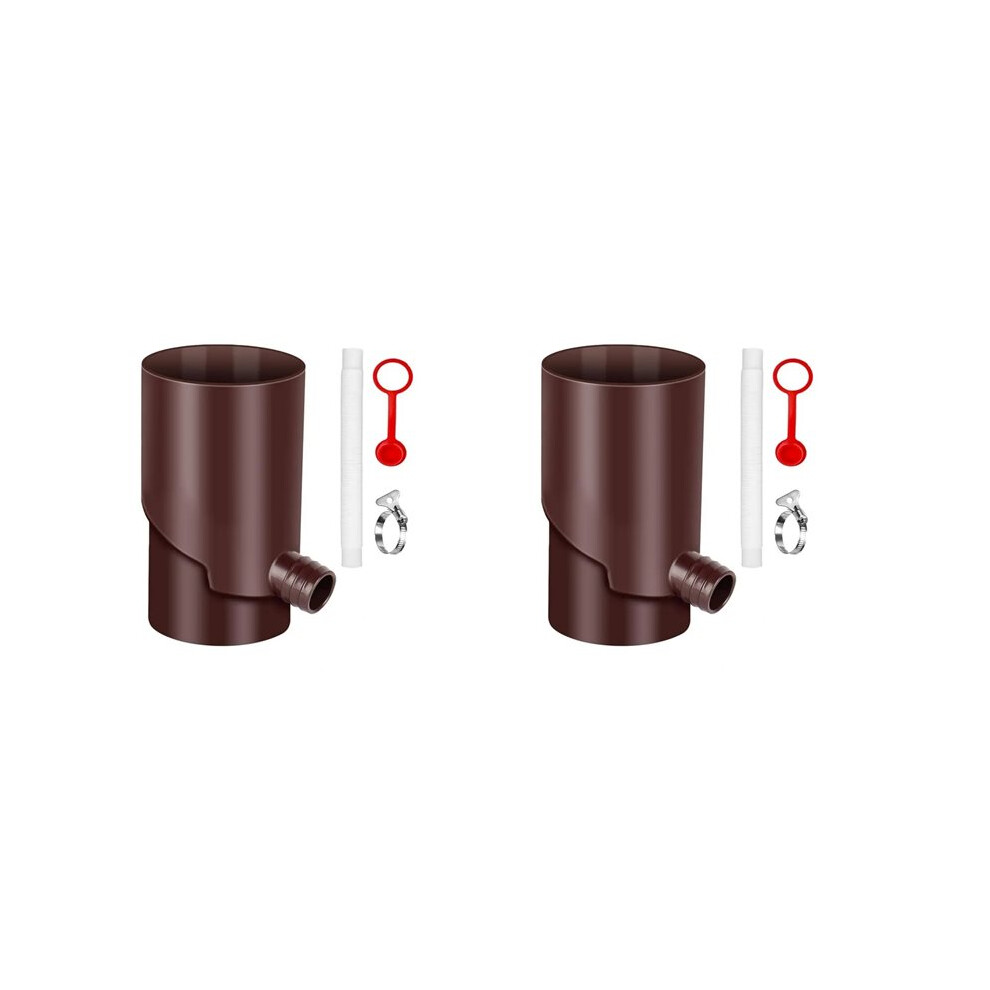 2X Rainwater Collection Kit Uv Resistant Rain Diverter Kit Rain Barrels To Collect Rainwater B 4711363977125