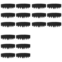 18X Baseball Caps Inserts Shapers, Flexible Washable Reusable Hat Liner Cap Fitter Inserts, Hat Sweat Liner 6pcs