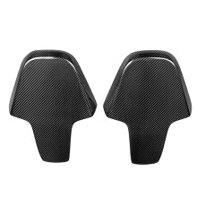 Car Dry Carbon Fiber  Backrest Headrest Cover  Back Protection Cover Decorative Sticker for  G80 M3 G82 M4