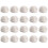 20 Pcs Grid  Connector Abs Connectors For Wire  Storage Shelving (White) 1