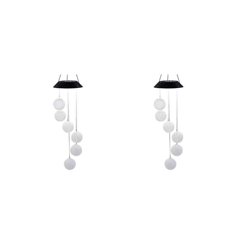 2X Solar Led Colour Changing Garden Yard Hanging Decoration Outdoor Powered Wind Chime Waterproof Lamps Light 6033514763660