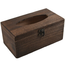 1Szt Przydatne Drewniane Retro PudełKo na Chusteczki Pokrywa Papierowa Serwetnik Case Home Car Decor