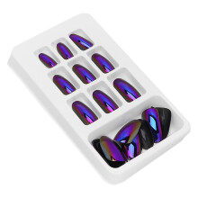 Fake Nails 24pcs Bright Colour False Nail Tips Full Cover Nail Art Tips05