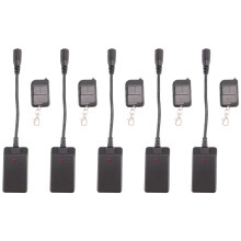 Receptor de Control Remoto InaláMbrico XLR de 5 Piezas de 3 Pines para MáQuina de Niebla de Humo Receptor de Controlador de Escenario de DJ Fogging
