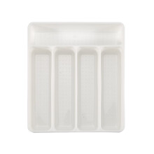 Nieuw Keuken Lade Organisator Dienblad Bestek Scheiding Afwerking Opbergdoos Bestek Keuken Opbergorganisatie Wit