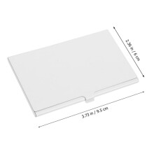 Caja de Almacenamiento de Tarjeta de Memoria de 3 Piezas con 9 Ranuras  Estuche para Tarjeta de Memoria Carcasa de AleacióN de Aluminio para 8
