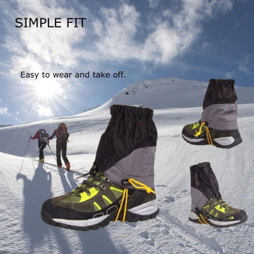 Waterproof Hiking Gaiters Adjustable Lightweight for Men 1