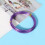 Craft bezel wire lustrous electroplated metallic 1 roll 8