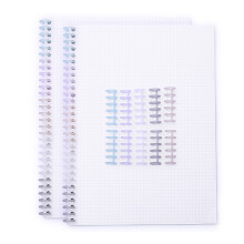 KW-trio Binding Spine Combs 6 Holes 80 Sheets 12mm 0.5in 10PCS