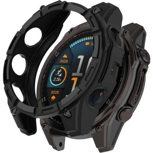 Θήκη ρολογιού Garmin Fenix8 43/47/51mm – Μαλακή θήκη PC με αντιπτώσεις, κοίλος σχεδιασμός 2