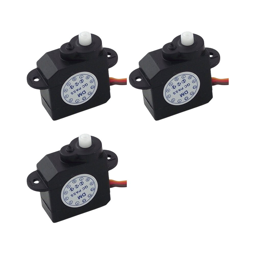3 Pcs New 2.1G Micro-Type Servo 180 Degree Rotation Dm-S0020 2G Plastic Servomotor 4.8V-6V 6031603524697