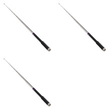 3X Antenne Télescopique SMA-Mâle VHF 136-174 MHz Antenne Tige de Talkie-Walkie pour VX6R 7R