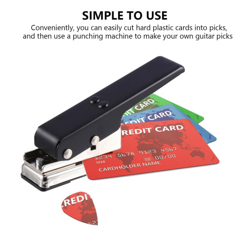 Large Capacity Guitar Punch Tool for Secure Fit and Versatile LargeFormat Compatibility 1