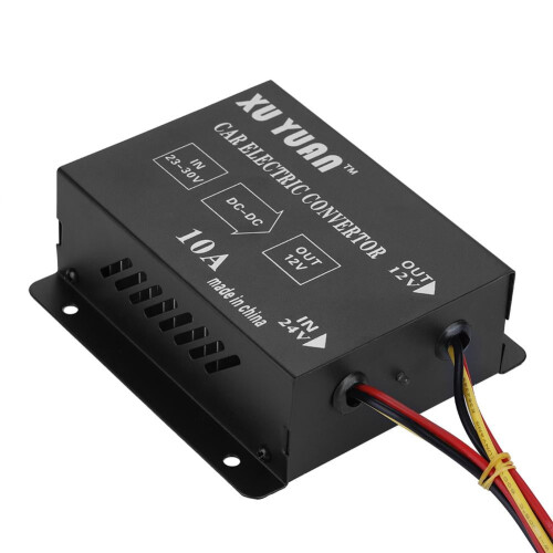 Μετατροπέας ισχύος DC24V σε 12V για φορτηγό αυτοκινήτου, ηλεκτρικός μετατροπέας 2