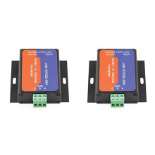 2X Modbus Serial Port RS485 zu Ethernet Konverter Server USR-TCP232-304 Datenübertragung DHCP/DNS Unterstützt EU-Stecker
