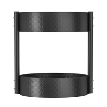 Uanit Turntable Storage Rack Rotating Spice 13 Tier Kitchen Inch Organizer (Black) Multifunctional 2 Rack