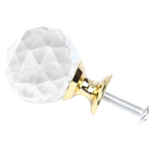 Gold Crystal Handles for Wardrobe Dresser 10 pcs