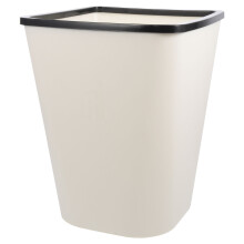 Dining Room Trash Can White 1Set 12x9in