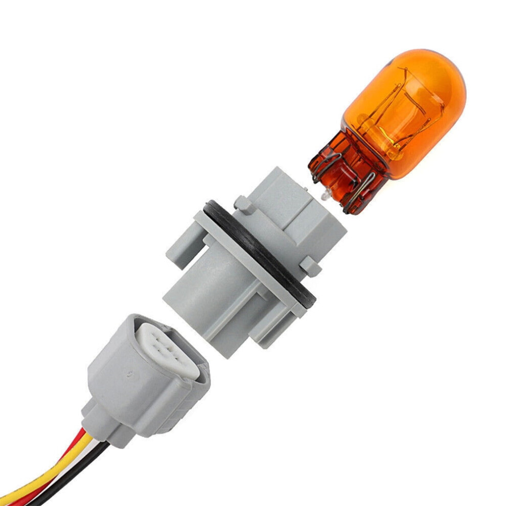 Headlight Turn Signal Bulb Socket Wire Harness Kit For Toyota Nissan 262439B91a 9028731174525
