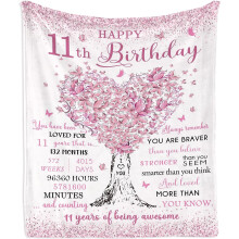 Gifts for 11 Year Old Girls Blanket11 Year Old Girl Birthday Gifts 11 Year Old Girl Gifts Ideas Gift for 11 Year Old Girl 11th Birthday Gifts 40"x50"