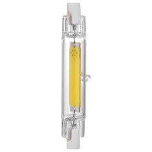 Ampoules LED R7 COB 78 mm/118 mm à intensité variable, tubes en verre, 15 W/30 W, lot de 4.