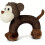 Linen Dog Toy Squeaky Elephant 1 Piece 1