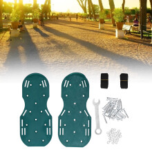 Grüne Co-Polypropylen-Rasenbelüftungssandalen, 30x13cm für Garten und Hof