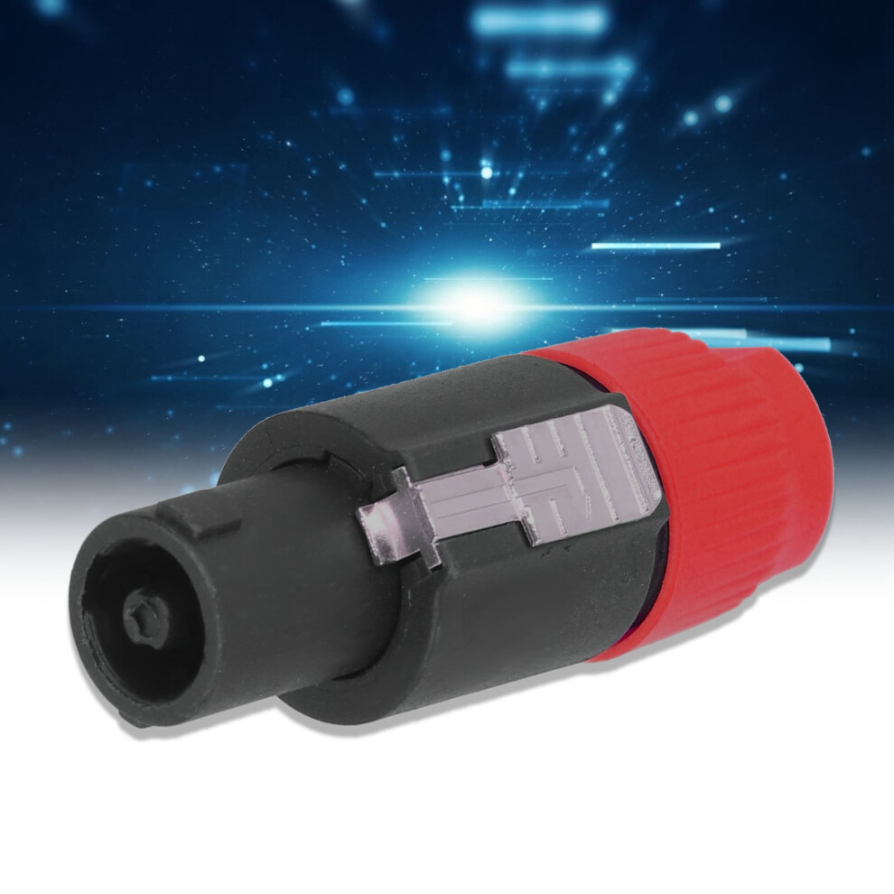 Audio Power Amplifier Speaker Plug 4 Pcs Twist Lock Connectors Cnl4fc Red 8451390714466