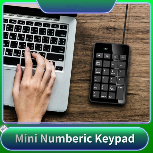 USB Wired Numeric Keypad Numpad 23 Keys Digital Keyboard for WindowsXP 7 8 10 1
