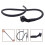 High Strength Rubber Compound Bow Sight Black Color Lightweight Design 2