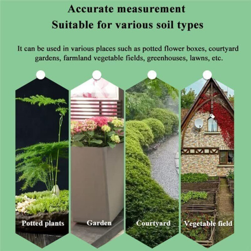Zigbee Soil Temperature Humidity Detector with Watering Controller Wireless  Tester Soil Sensor Moisture Meter