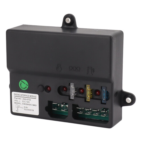 Generator Controller Multifunctional 147mm Mounting Hole Distance Engine Interface Module 258 9754 258 9753 MK3 12V 2