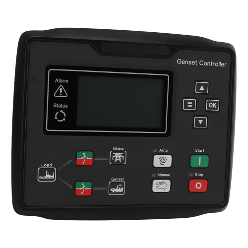 Controlador de gerador com partida automática e display LCD para HQM6120UN 8-35V 1